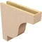 Ekena Millwork 4"W x 16"D x 16"H Thin Newport Rough Cedar Woodgrain TimberThane Corbel, Primed Tan CORUR04X16X16NEWRCPR - alternate 2